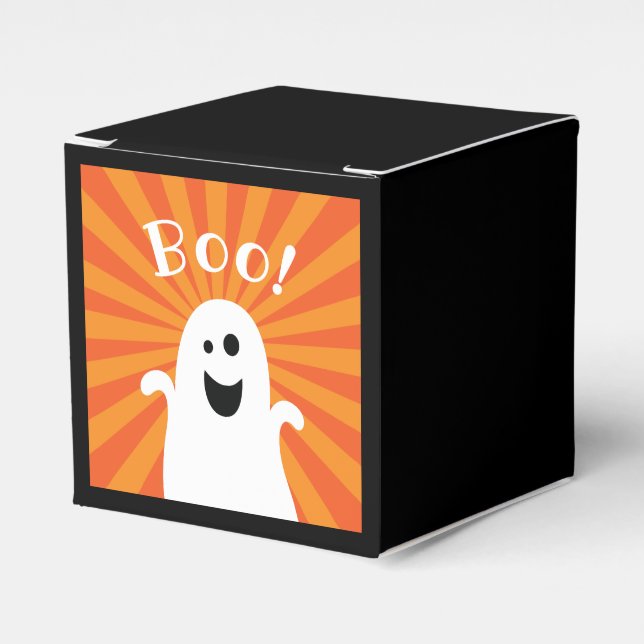 Ballotins Drôle mignon Ghost Boo Hauny Happy Halloween Party (Verso)