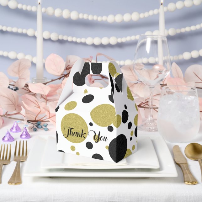 Ballotins du Gatsby Gold Polka-Dot Wedding Party (Mariage)