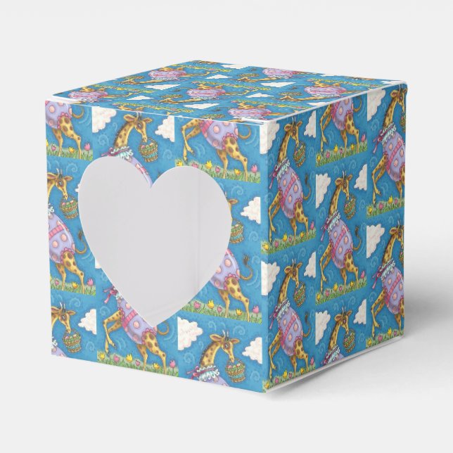 Ballotins EASTER EGG GIRAFFE & TULIPS HEART BALLOTIN Répétit (Verso)