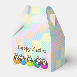 Ballotins Easter owl - rainbow