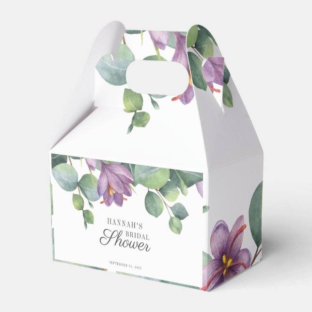 Ballotins Eau Florale de Eucalyptus Aquarelle Écriture Showe (Verso)