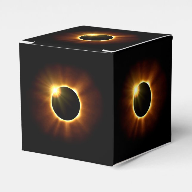 Ballotins Éclipse solaire totale - boîte-cadeau (Verso)