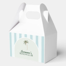 Editable Beach Club Cabana Anniversaire