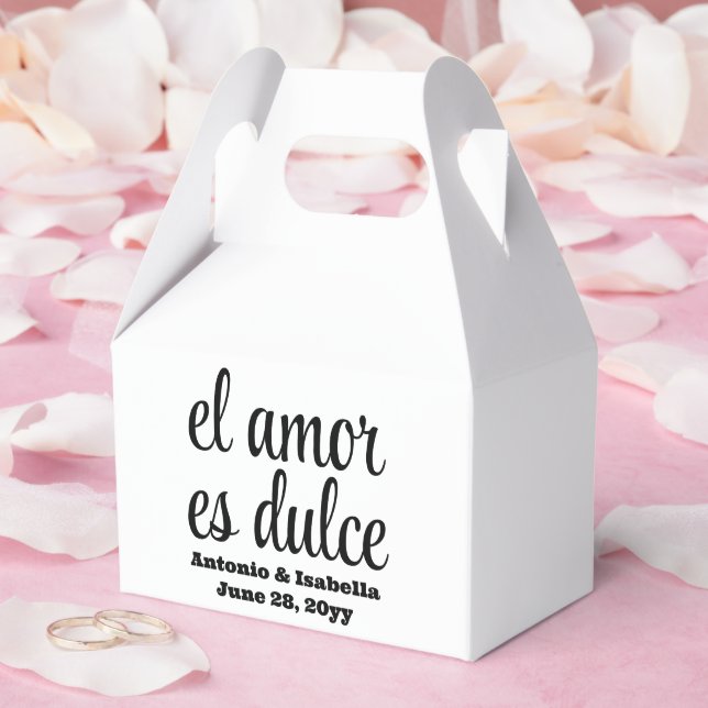Ballotins El amor es dulce mariage accueil pour invités (Mariage)