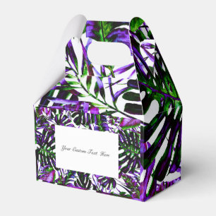 Ballotins Électrique Pop de Couleur Feuilles de Palmier Trop