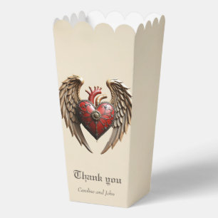 Ballotins Elégance vintage : une horloge et un coeur élégant