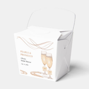 Ballotins Élégant Arc d'Or Perles et Prosecco Enterrement de