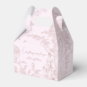 Ballotins Élégant Baby shower de pique-nique Pink Toile de J