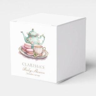 Ballotins Elégant Baby shower de Tea Party aquarelle