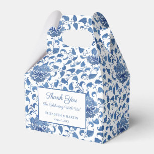 Ballotins Elégant bleu et blanc Vintage Chinoiserie Mariage