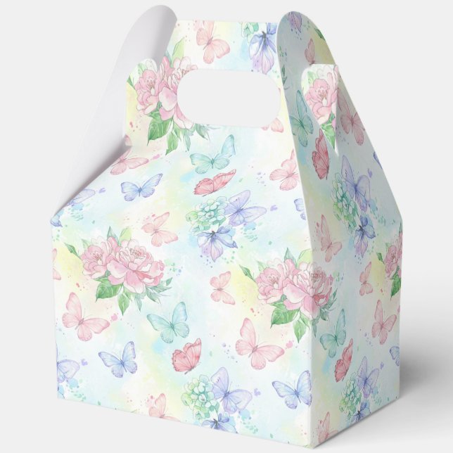 Ballotins Elegant Butterfly Seamless Print (Verso)