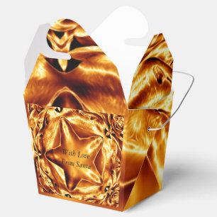 Ballotins Élégant Chic or cuivre Star de Noël brillant