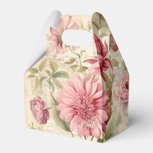 Ballotins Élégant collage floral Vintage