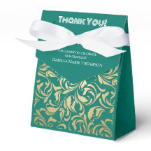 Élégant Emerald Green & Gold Graduation