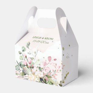 Ballotins Élégant Eucalyptus Gomme Rose Pâle Aquarelle