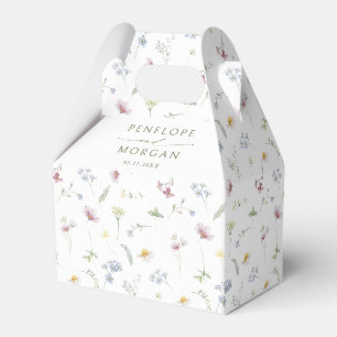 Ballotins Élégant Fleur sauvage Pastel Soft Mariage botaniqu