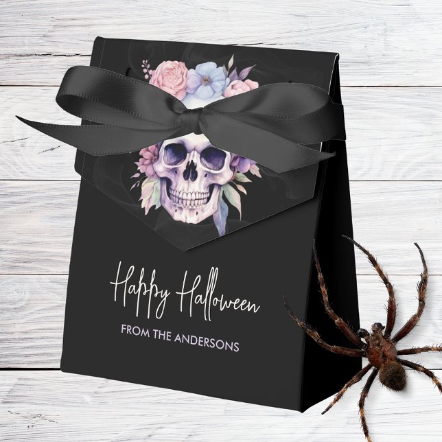 Ballotins Élégant floral et crâne gothique halloween sur mes (Créateur téléchargé)