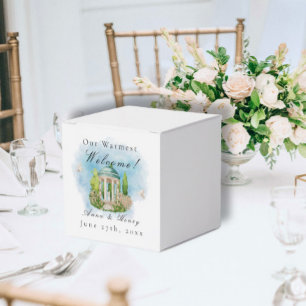 Ballotins Elégant Gazebo fleurs Mariage colombes Bienvenue
