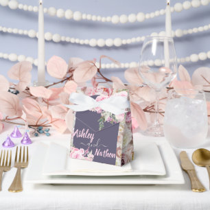 Ballotins Élégant Lilac Purple Arc Floral mariage été