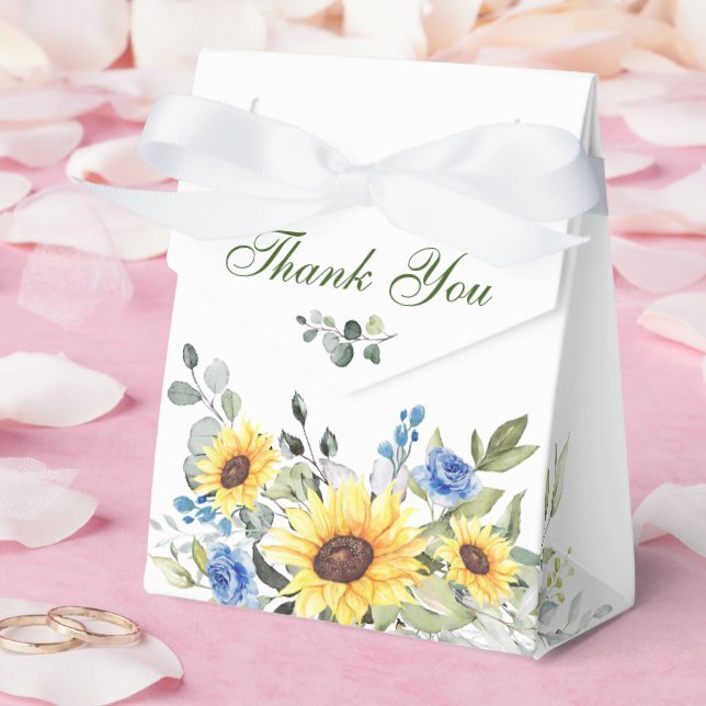 Ballotins Élégant Mariage cadeau de tournesol Eucalyptus Flo (Mariage)