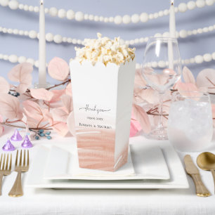 Ballotins Élégant Mariage corail en terre cuite