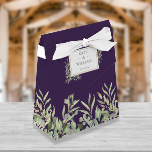 Ballotins Élégant Mariage de feuillage violet