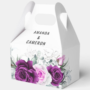 Ballotins Élégant Mariage géométrique violet rustique