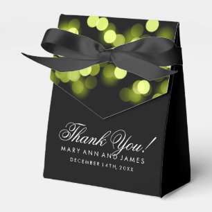 Ballotins Elégant mariage Green Hollywood Glam
