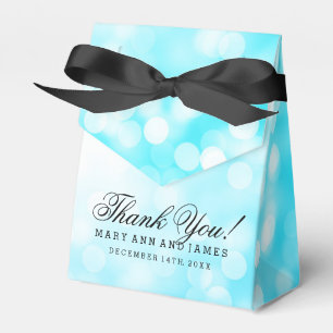 Ballotins Elégant Mariage Turquoise Parties scintillant lumi