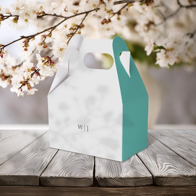 Ballotins Elégant minimaliste mariage Favoriser Box (Créateur téléchargé)