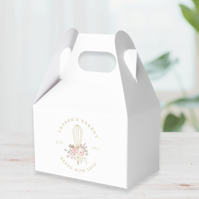 Ballotins Élégant Rustique Floral Home Boulangerie Logo (Créateur téléchargé)