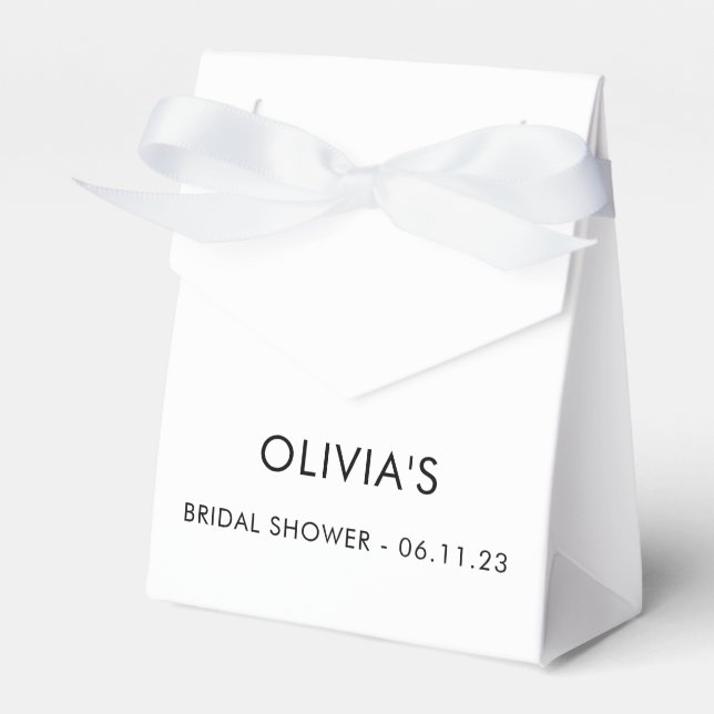 Ballotins Élégant script moderne | Ballotin nuptial (Verso)