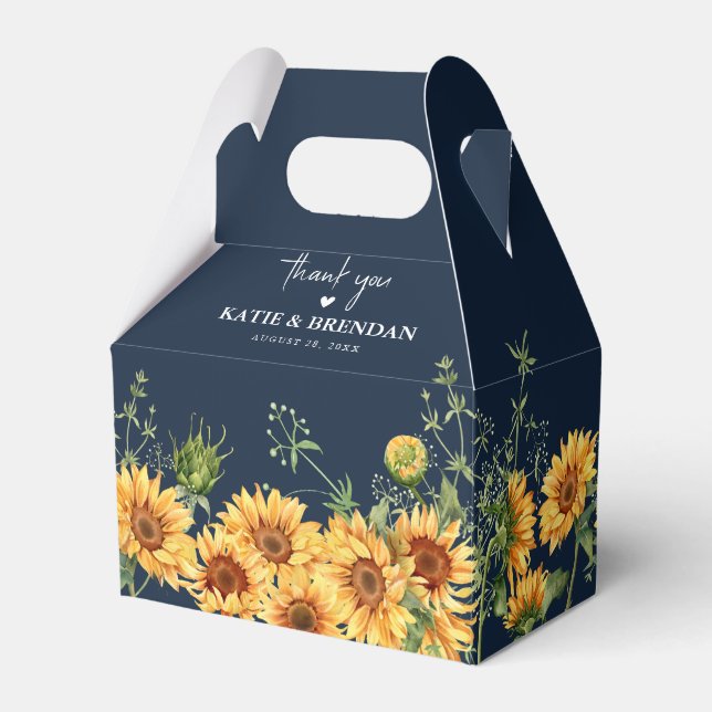 Ballotins Elégant tournesol d'automne et Merci de  de la mar (Verso)