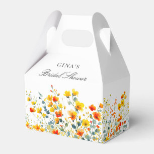 Ballotins Elégante aquarelle Fleur sauvage Fête des mariées 