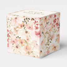 Elégante Aquarelle Petites Florales Boîte de Maria
