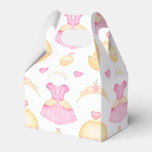 Ballotins Elégante Aquarelle rose et or Princesse Tiara