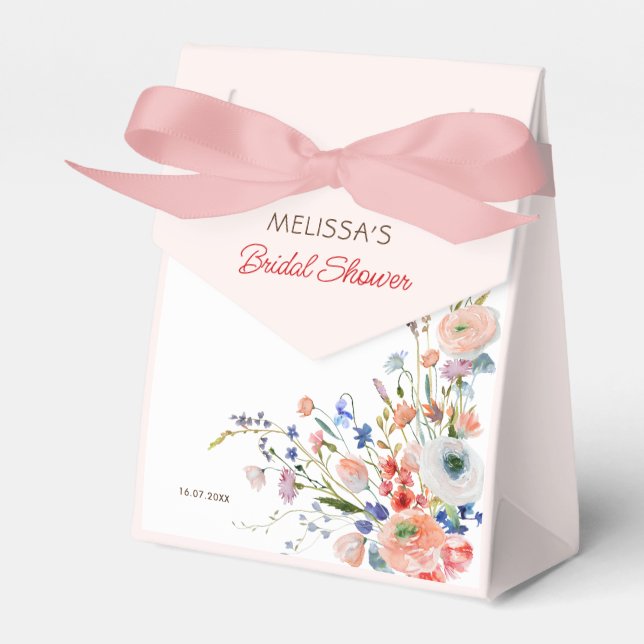 Ballotins Élégante Baby Shower Floral (Verso)