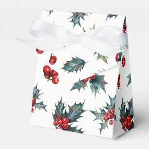 Ballotins Élégante Baie de Houx Faveur de Noël Rustique des 
