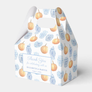 Ballotins Élégante Chinoiserie Citrouille Mariage de automne