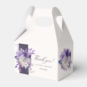 Ballotins Elégante couleur violet Merci mariage Faveur