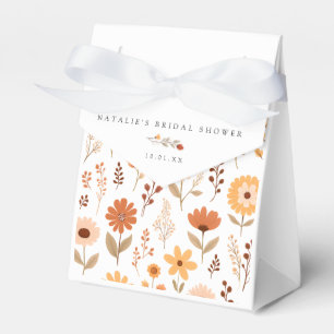 Ballotins Élégante douche de mariée florale d'automne