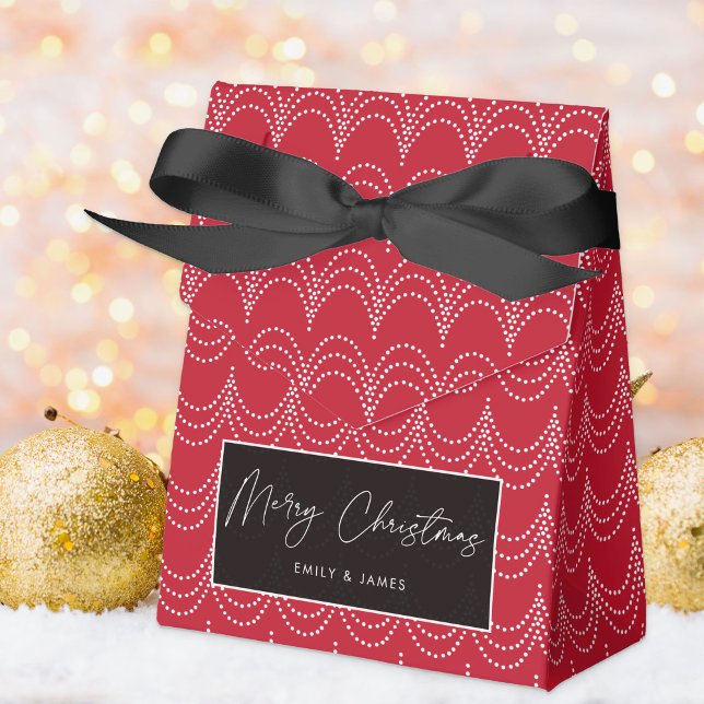 Ballotins Élégante fête de Noël Rouge & Blanc (Créateur téléchargé)