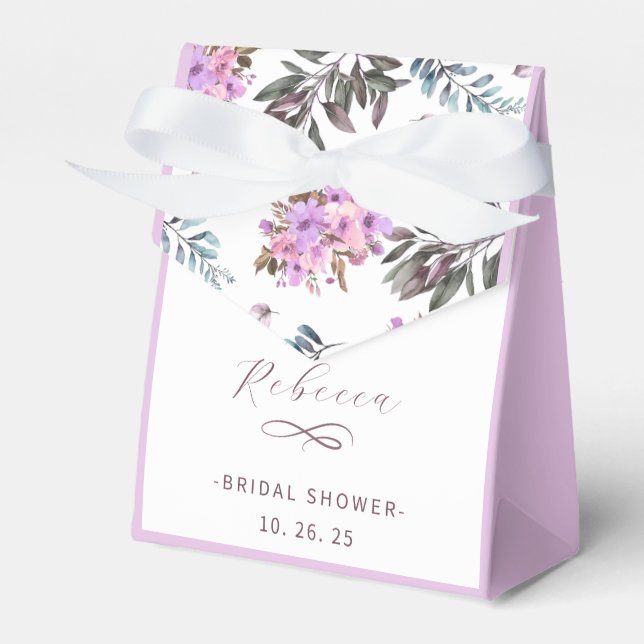 Ballotins Élégante Fête des mariées florale (Verso)