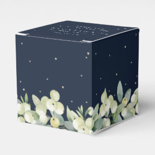 Ballotins Elégante Marine Snowberry+Eucalyptus Fête des mari