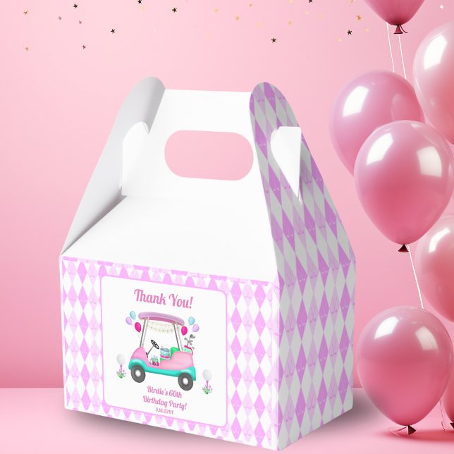 Ballotins Élégante partie de golf féminin Panier Anniversair (Créateur téléchargé)