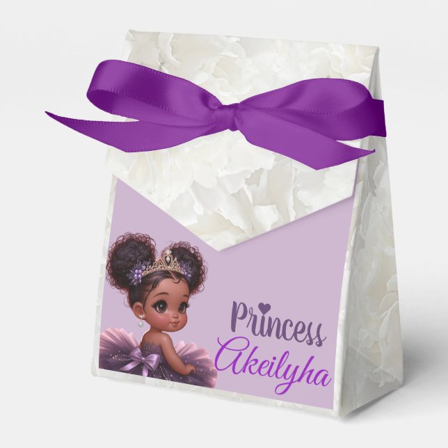 Ballotins Élégante princesse royale africaine Baby shower po (Verso)