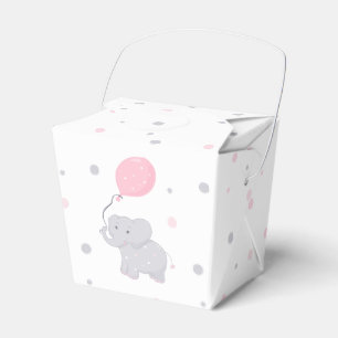Ballotins Eléphant Baby shower fille mignonne Ballotin