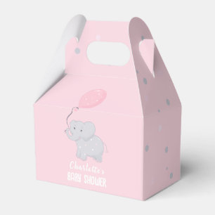 Ballotins Eléphant Baby shower fille mignonne Ballotin