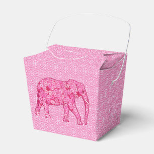 Ballotins Éléphant de fleur - rose de fuchsia