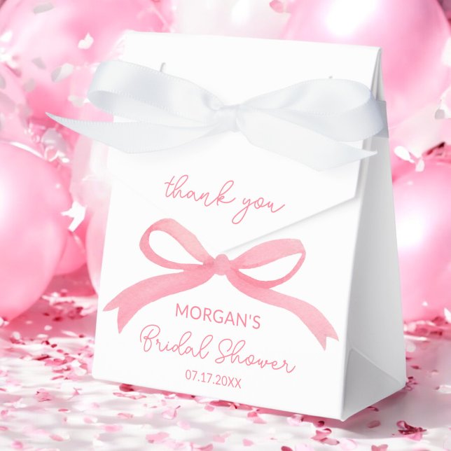 Ballotins Elle Attache Le Nœud Rose Pâle Fête de Mariage (Créateur téléchargé)